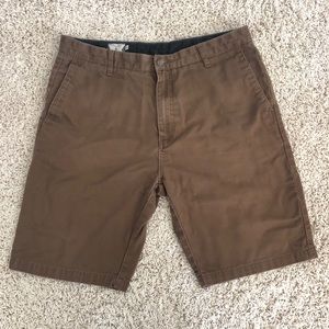 Men’s Volcom size 36 Brown Shorts. Great condition.